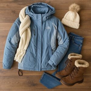 The North Face Women’s Blue 3-in-1 Triclimate Jacket Sz Small (S/P)